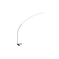STEHLEUCHTE Avellino, Schwarz, 200cm, Dimmbar - Schwarz, Metall (200/200/200cm) - KOSILUM