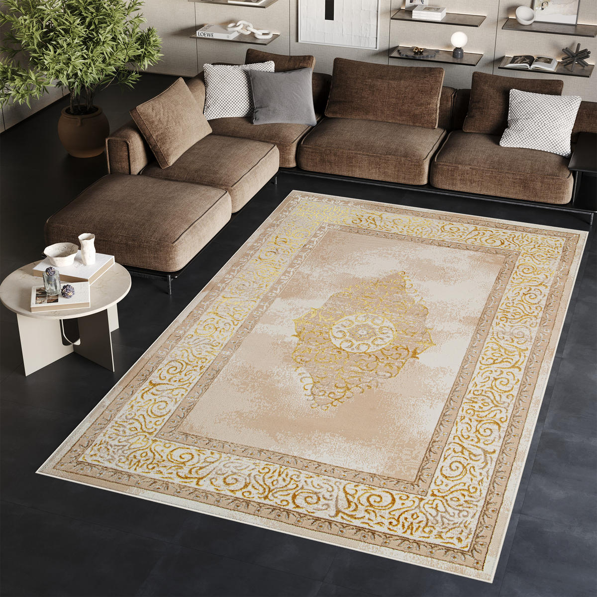 TEPPICH ARES Beige 300/400 cm - Beige, Kunststoff (300/400cm) - Tapiso