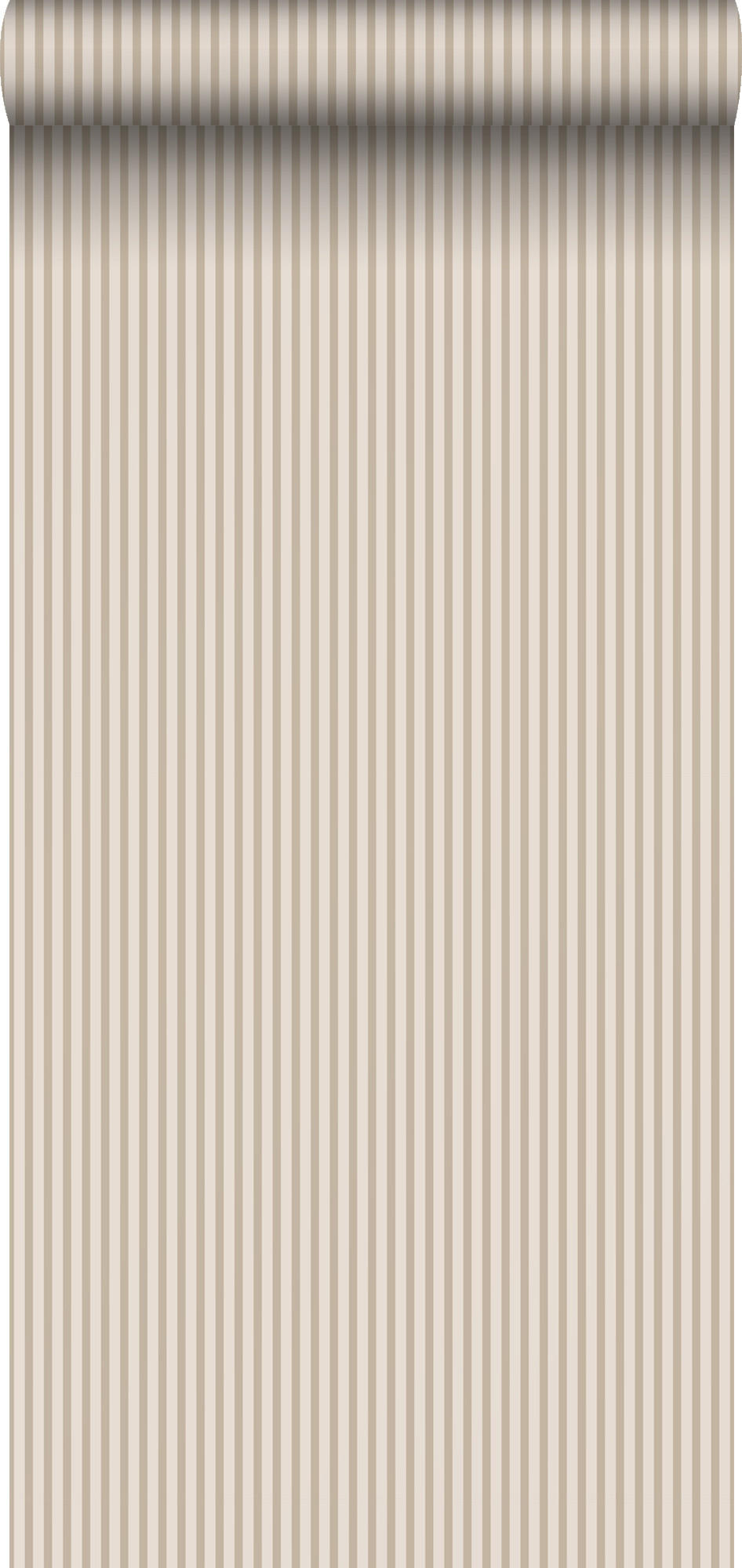 TAPETE Streifenmuster 50 x 900 cm - Beige, Papier (50/900cm) - Sanders & Sanders
