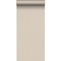 TAPETE Streifenmuster 50 x 900 cm - Beige, Papier (50/900cm) - Sanders & Sanders