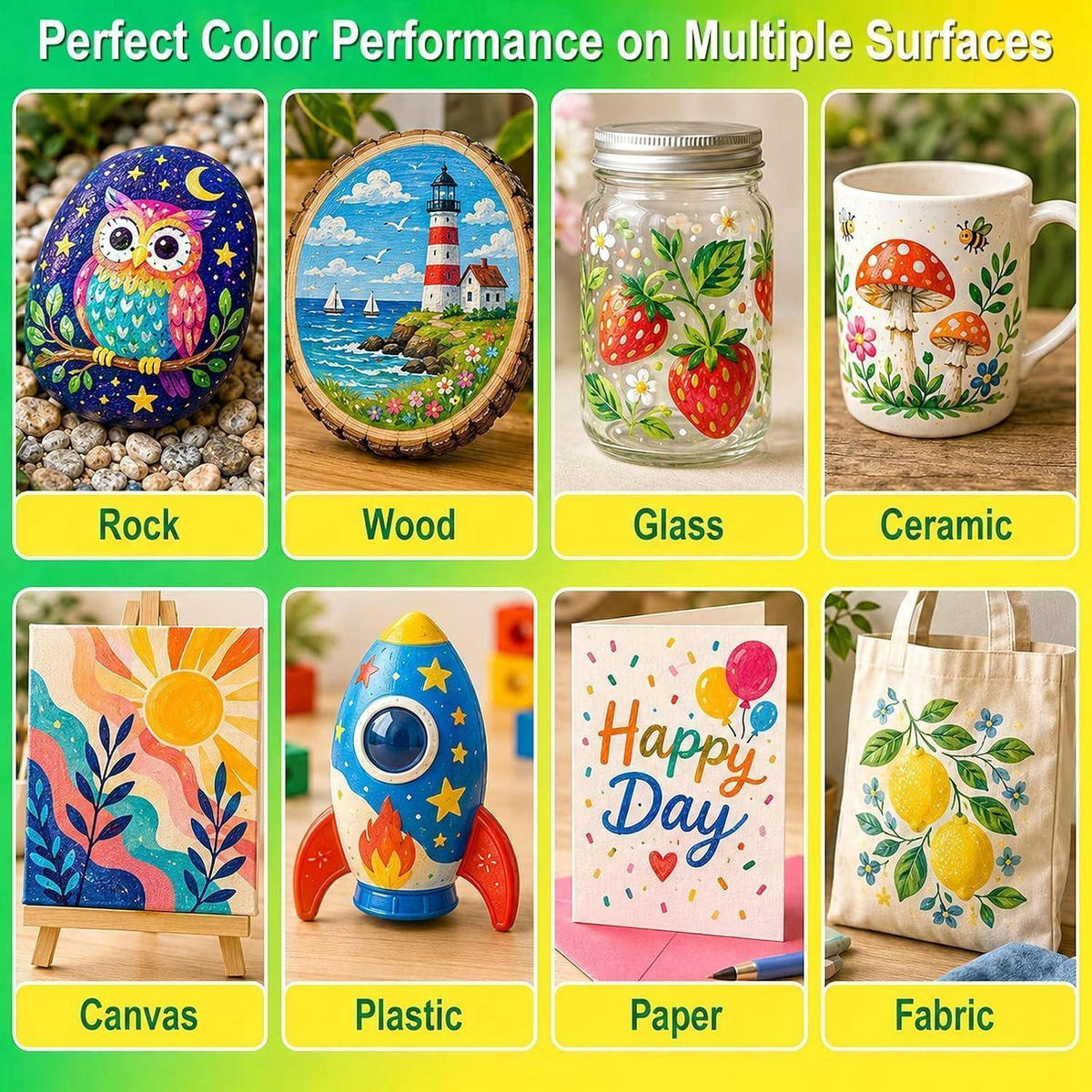 ACRYLSTIFTE Set 360 Farben mit Pinselspitze - Multicolor, Kunststoff (1/1/13cm)