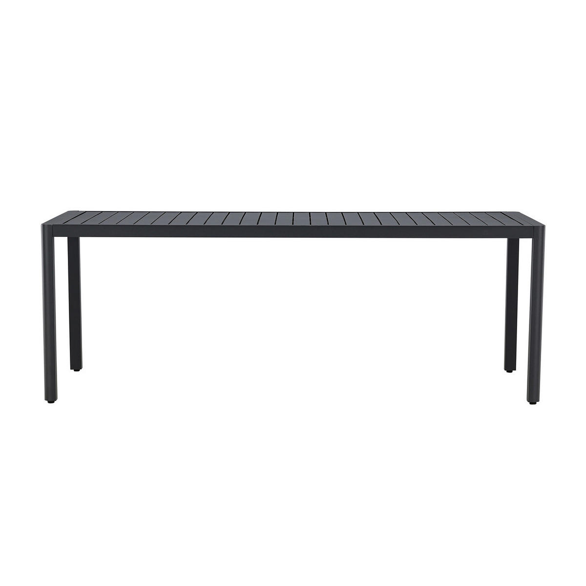 GARTENTISCH - Schwarz, Metall (200/90/72cm) - home24