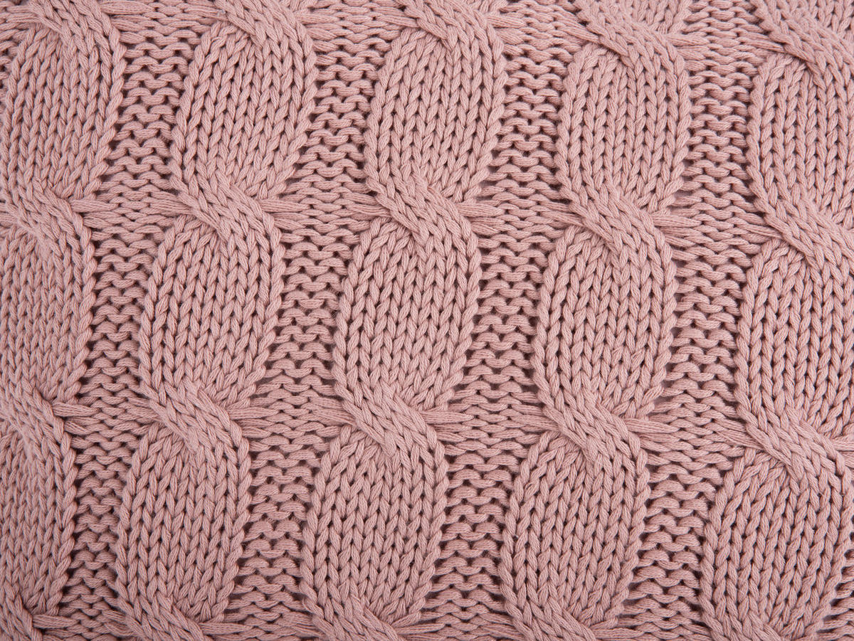 DECKE Cable 170/130 cm - Pink, Textil (130/170cm) - Present Time