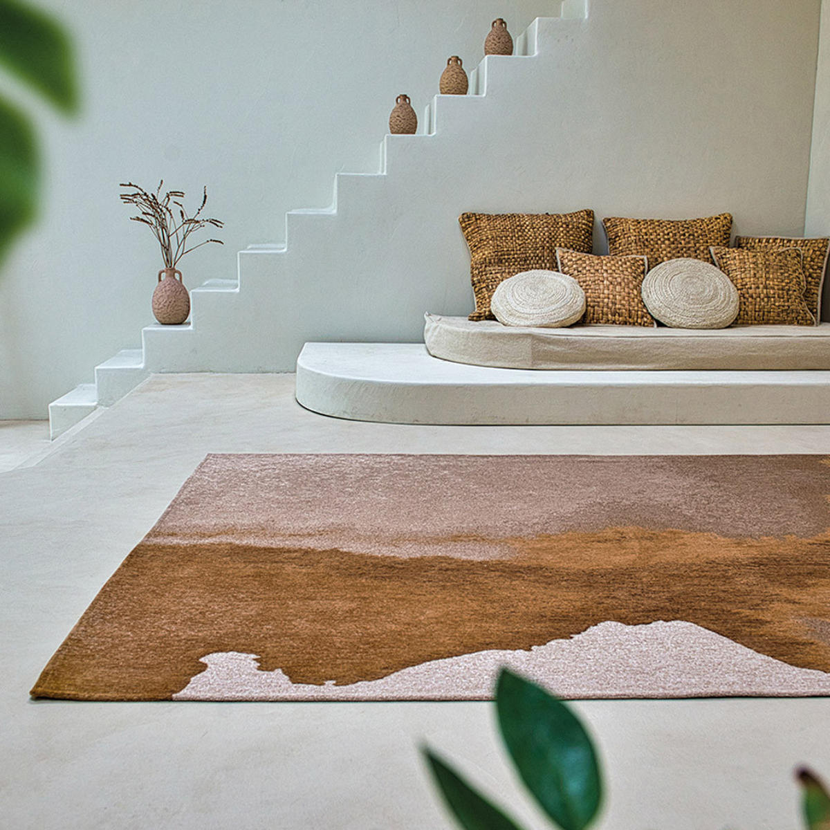 PREPROGA Chestnut Meditation 170/240 cm - rjava, tekstil (170/240cm) - Louis De Poortere