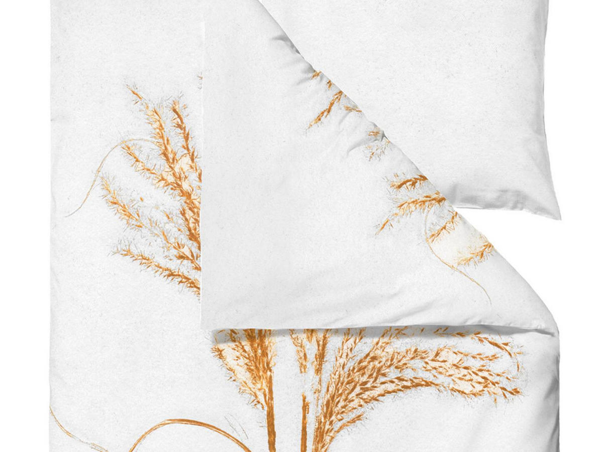 BETTWÄSCHE Botanicals weiß 135/200 cm Bio-Baumwolle - Weiß, Textil (135/200cm) - Södahl