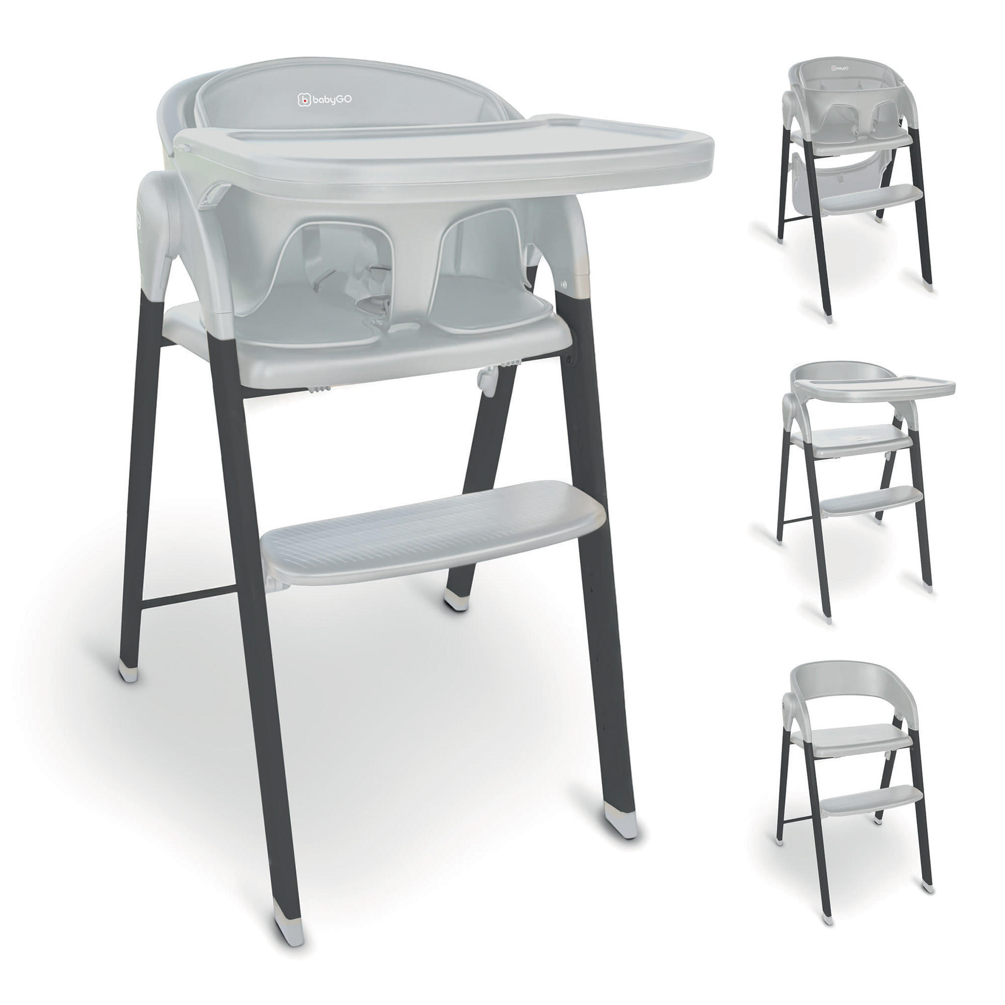 HOCHSTUHL Levels - Grau, Metall (44/88/63cm) - BabyGo