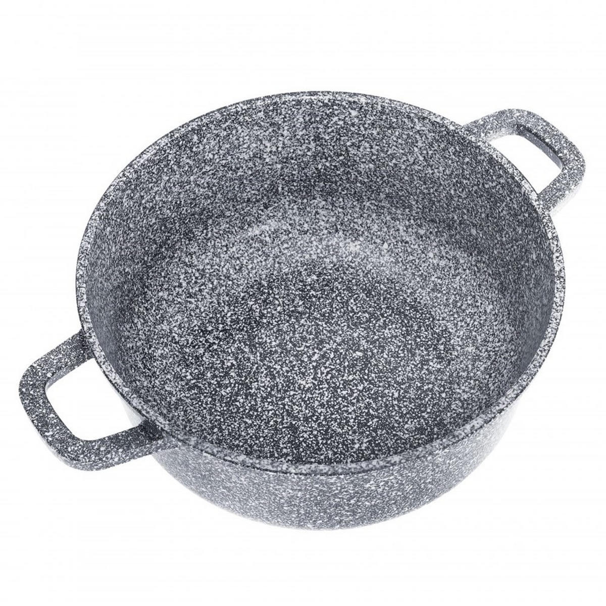 TOPF Grau 22/22/10 cm KB7521 - Grau, Glas (22cm) - Klausberg 