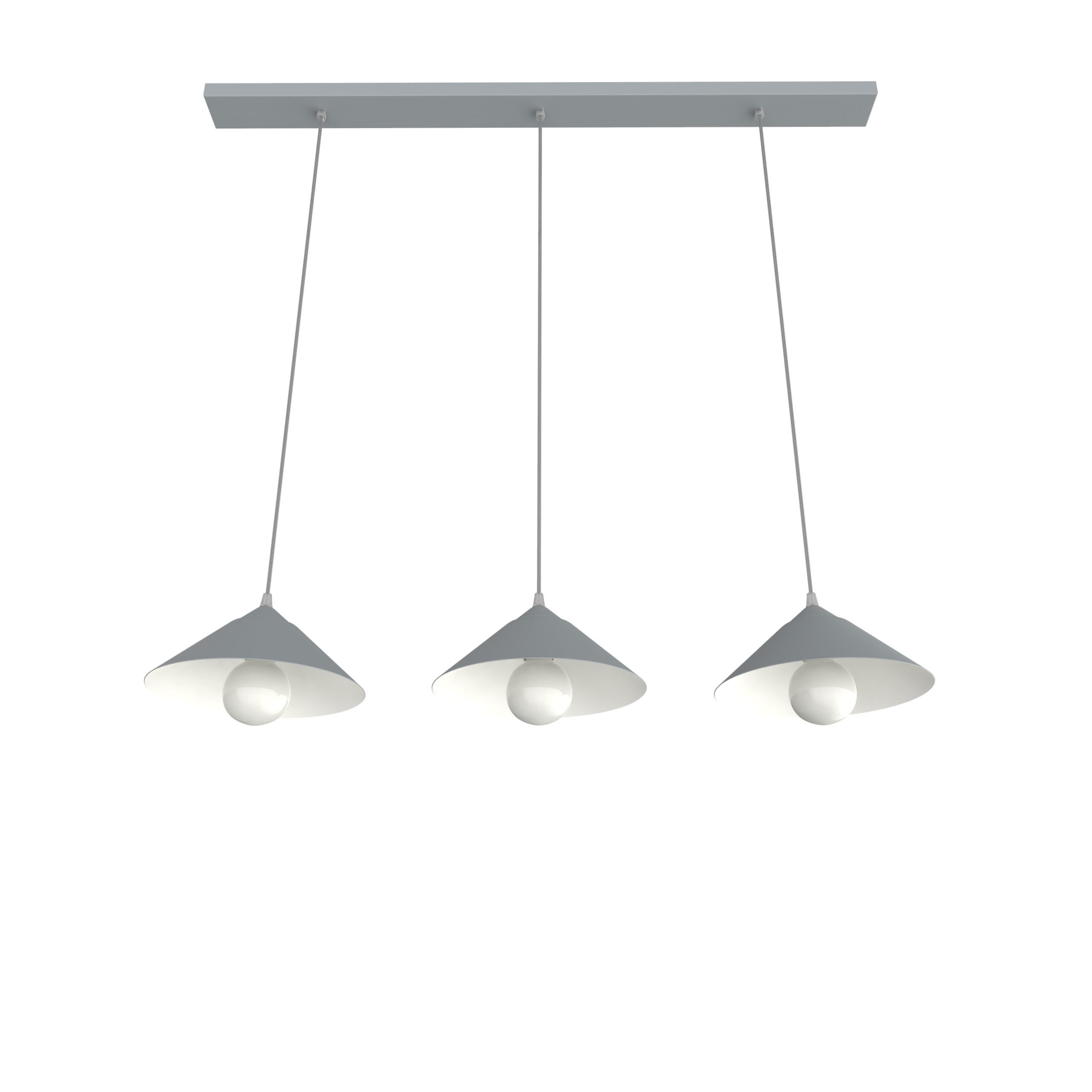 HÄNGELEUCHTE - Weiß, Metall (25/100/120cm) - Lumicom