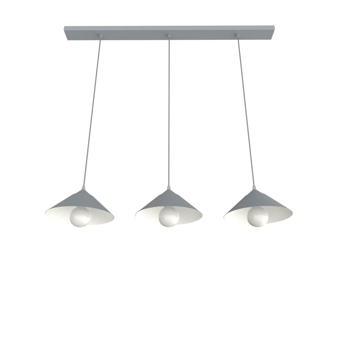 HÄNGELEUCHTE - Weiß, Metall (25/100/120cm) - Lumicom