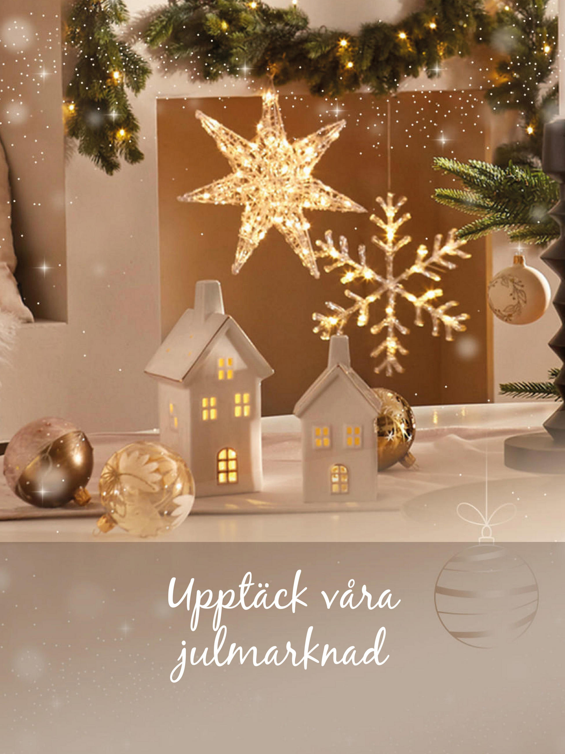 Upptäck våra julmarknad