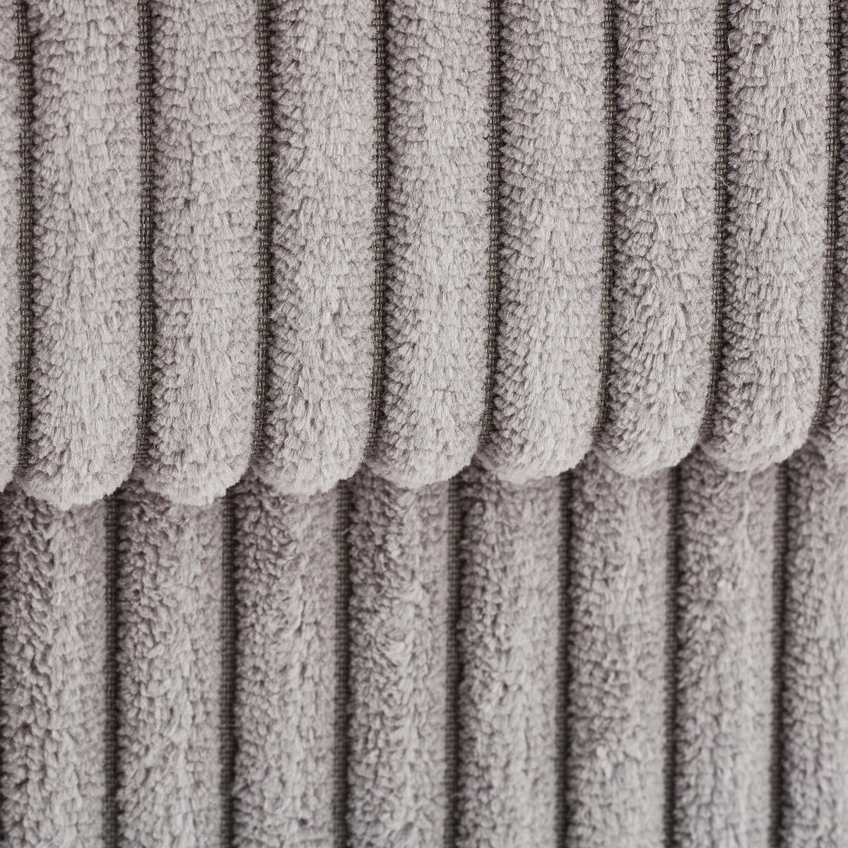 SITZWÜRFEL - Grau, Holzwerkstoff/Textil (38/38/38cm) - Relaxdays