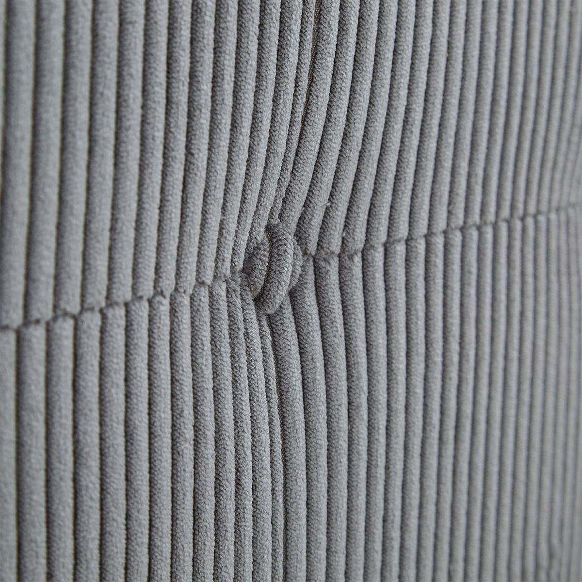 POLSTERBETT in Cord 140/200 cm in Grau - Grau, Textil (140/200cm) - Homestyle4u