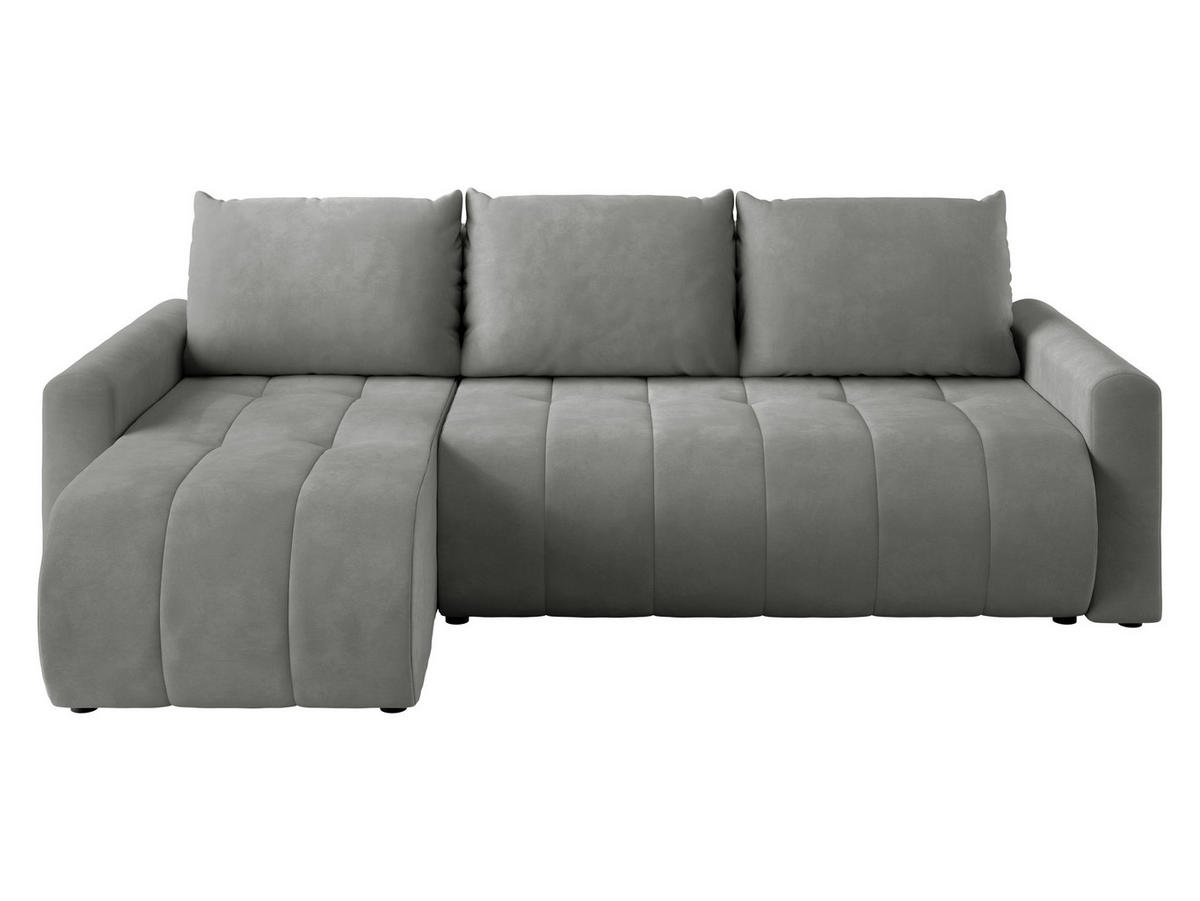 ECKSOFA Sprint - Schwarz/Grau, Holz/Kunststoff (230/149cm) - MIRJAN24