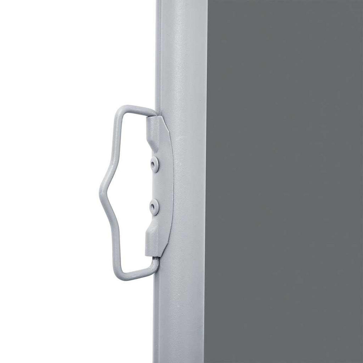 AUSZIEHBARE Seitenmarkise Anthrazit 120/1000 Cm - Anthrazit, Textil (1000/120/1000cm) - vidaXL