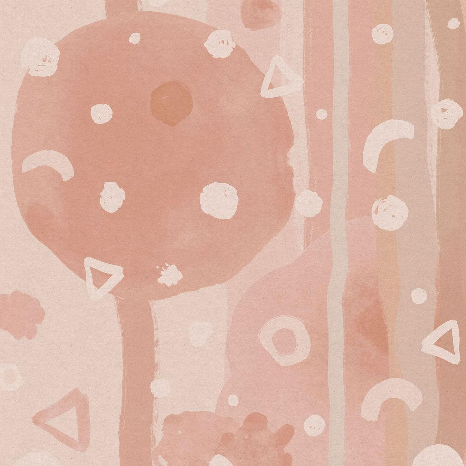 FOTOTAPETE künstlerisch 300 x 280 cm - Pink, Papier (300/280cm) - Sanders & Sanders