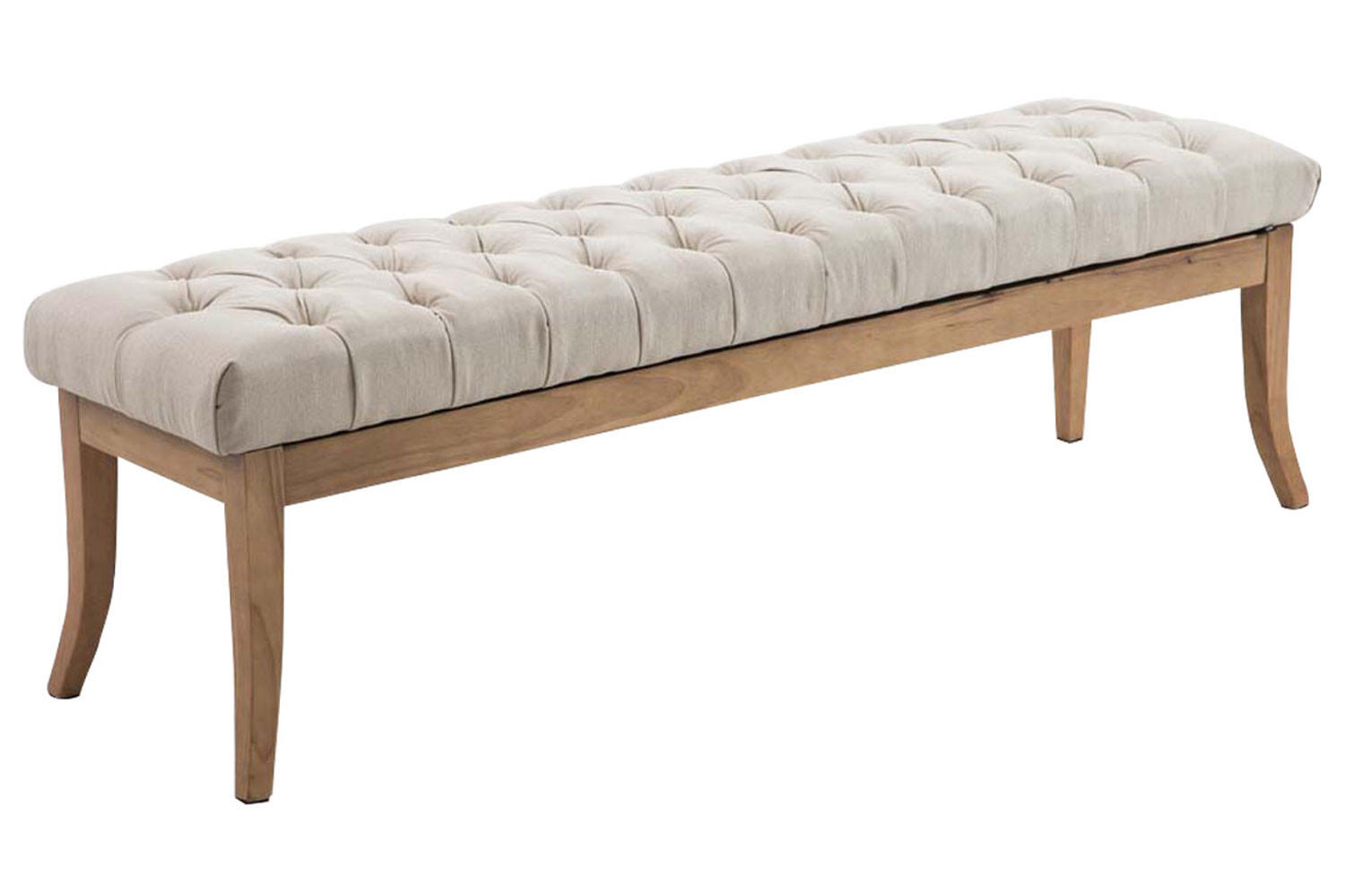 Deluke Sitzbank Creme 150x46x38 cm
