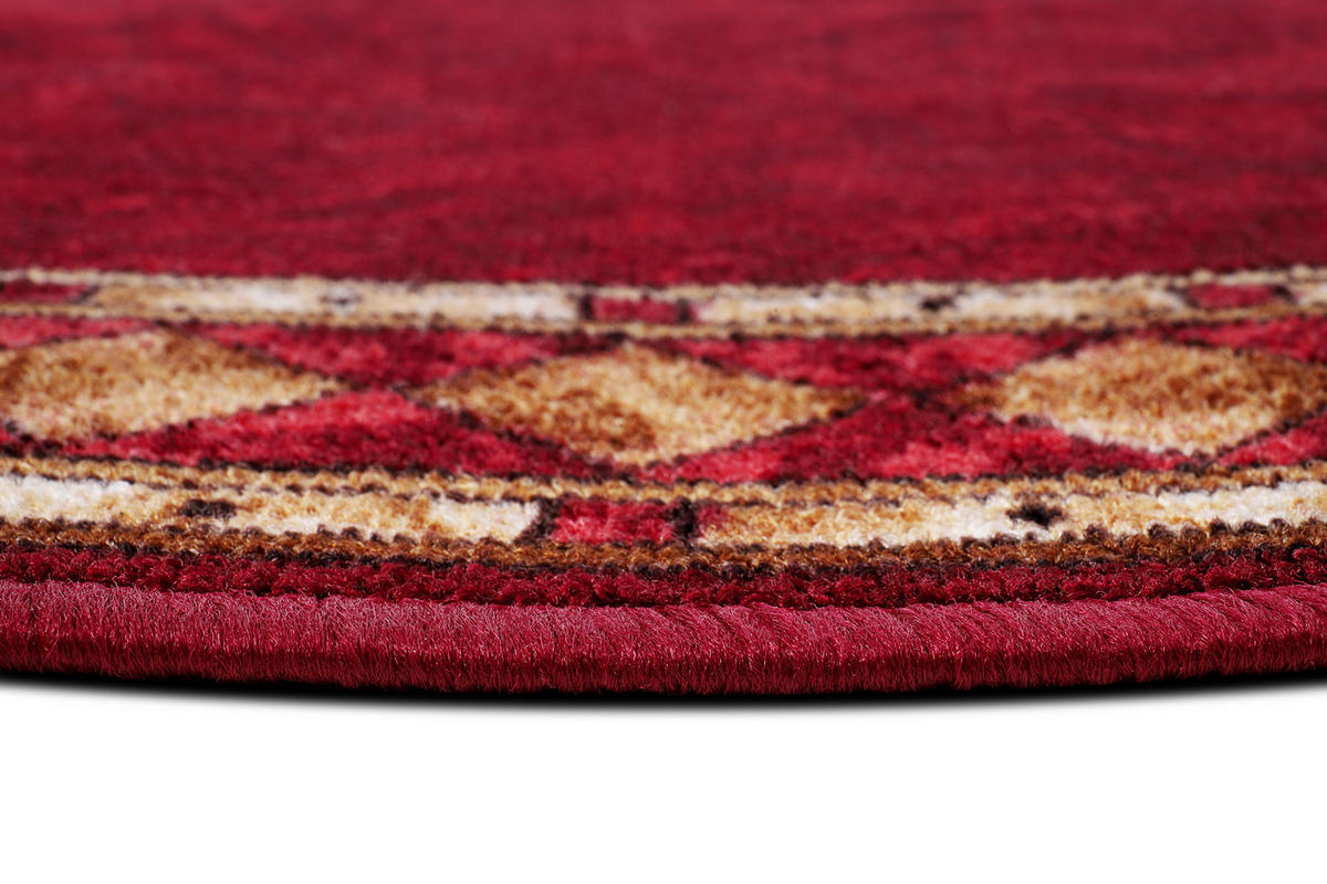 TEPPICHLÄUFER Anti-Rutsch Rot rutschfest Gummiunterlage 67/600 cm - Rot, Textil (67/600cm) - Tapiso