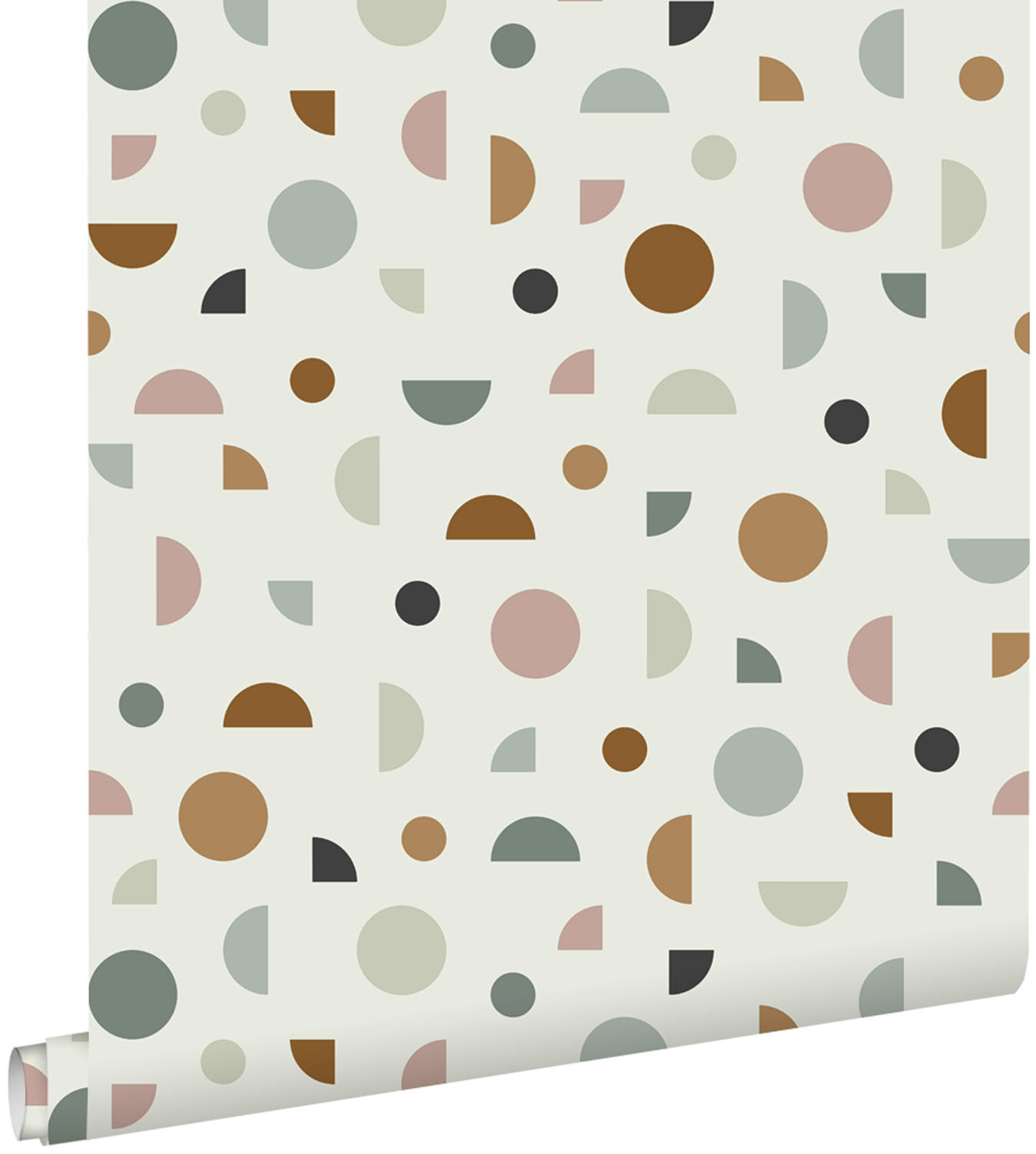 TAPETE grafisches Motiv 53 cm x 10.05 m - Beige, Papier (53/0.1cm) - ESTAhome