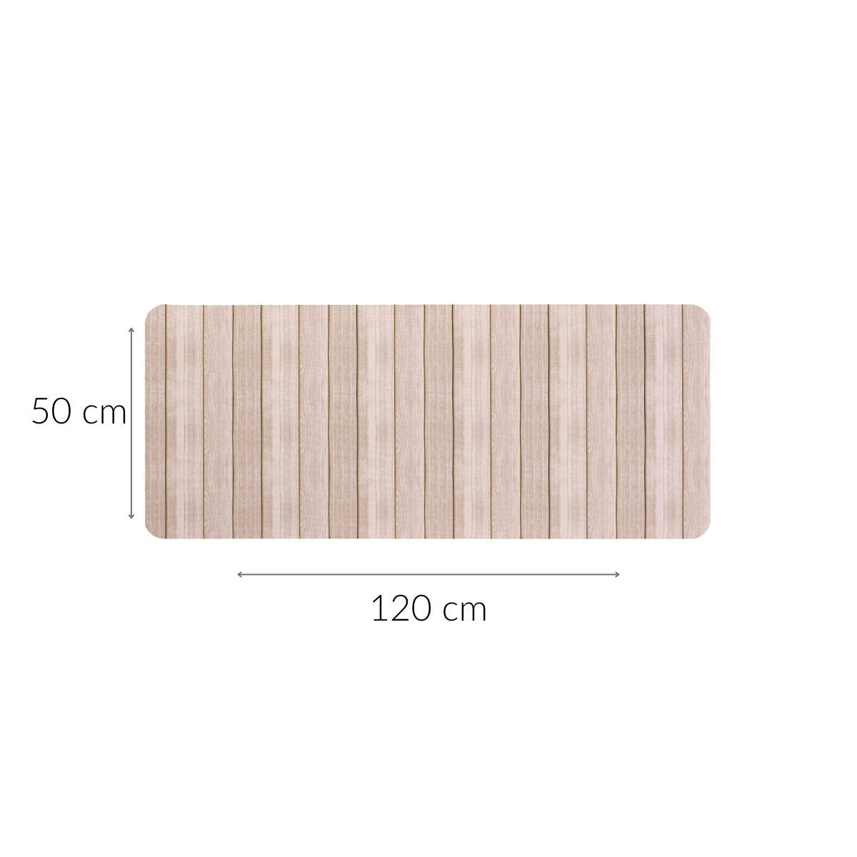 BADMATTE Muster 50/120 cm - Beige, Textil (50/120cm) - Douceur d´intérieur