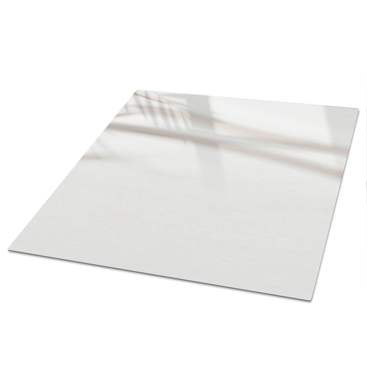 TISCHPLATTE 50x50 cm – Feine Textur - Beige, Glas (50/50/0.4cm) - Wallfluent
