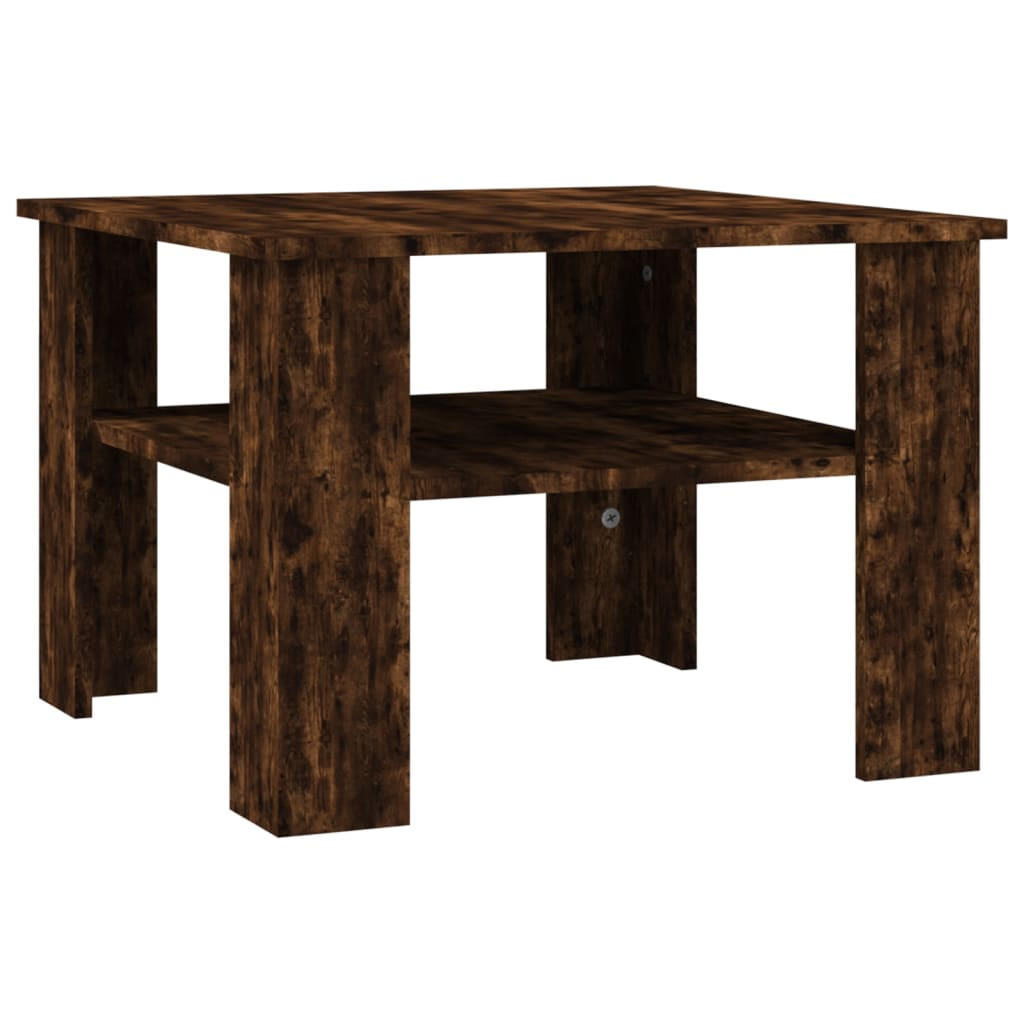 COUCHTISCH Räuchereiche 60x60x42 cm Holzwerkstoff - Dunkelbraun, Holzwerkstoff (60/60/42cm) - furnicato
