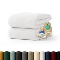 HANDTUCH 2er-Set, 2x Handtuch 50/100 cm, Weiß - Weiß, Textil (50/100cm) - Blumtal