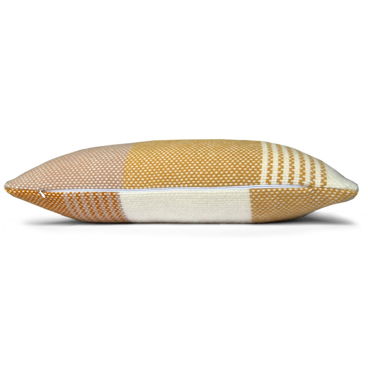 WOLLKISSEN Festlich gelb Rechteck 35x60 - Gelb, Textil (60/35/12cm) - Malagoon