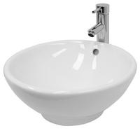 WASCHBECKEN - Weiß, Keramik (42/17/42cm) - ECD-Germany