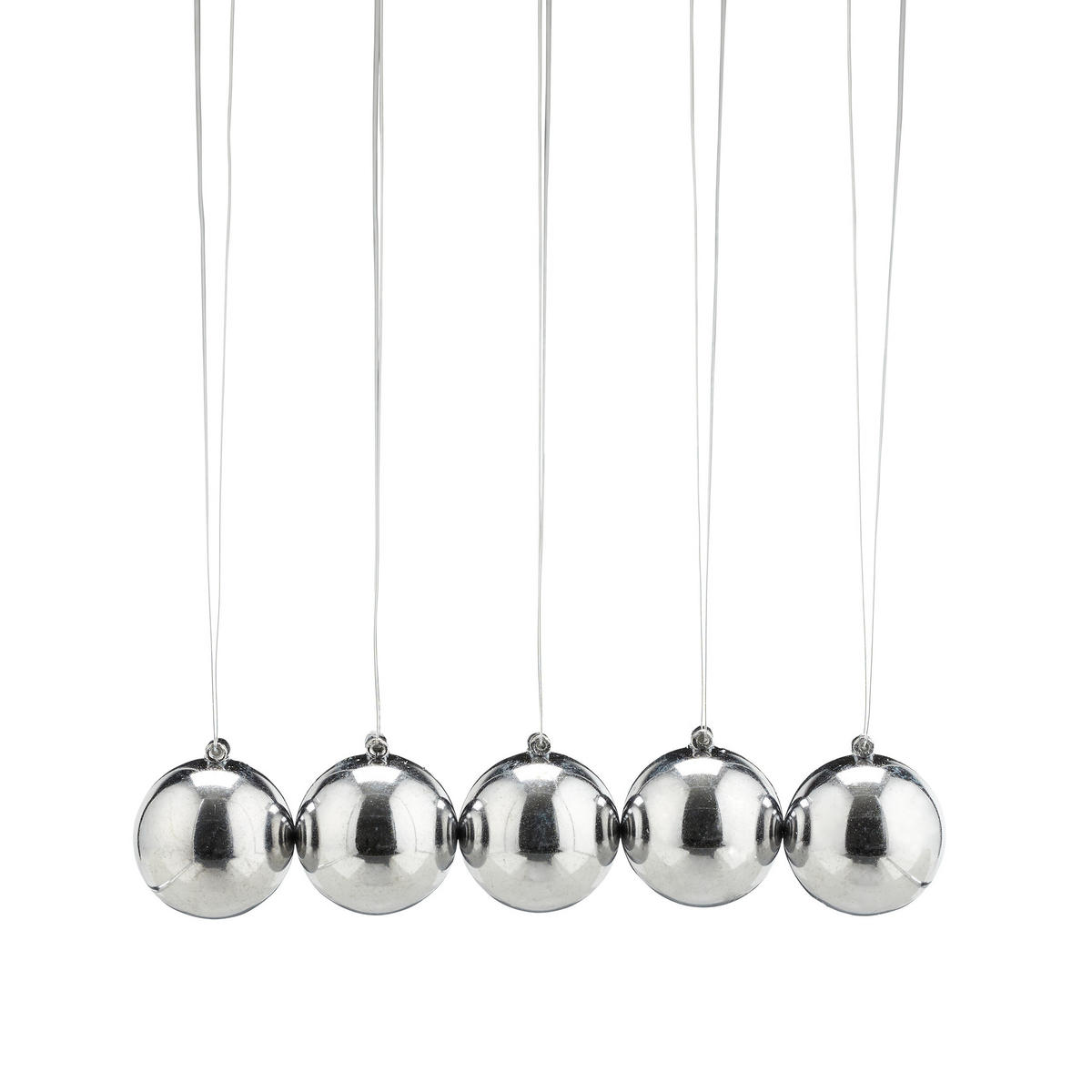 NEWTON Pendel - Silberfarben, Metall (10.5/11/13.5cm) - Relaxdays