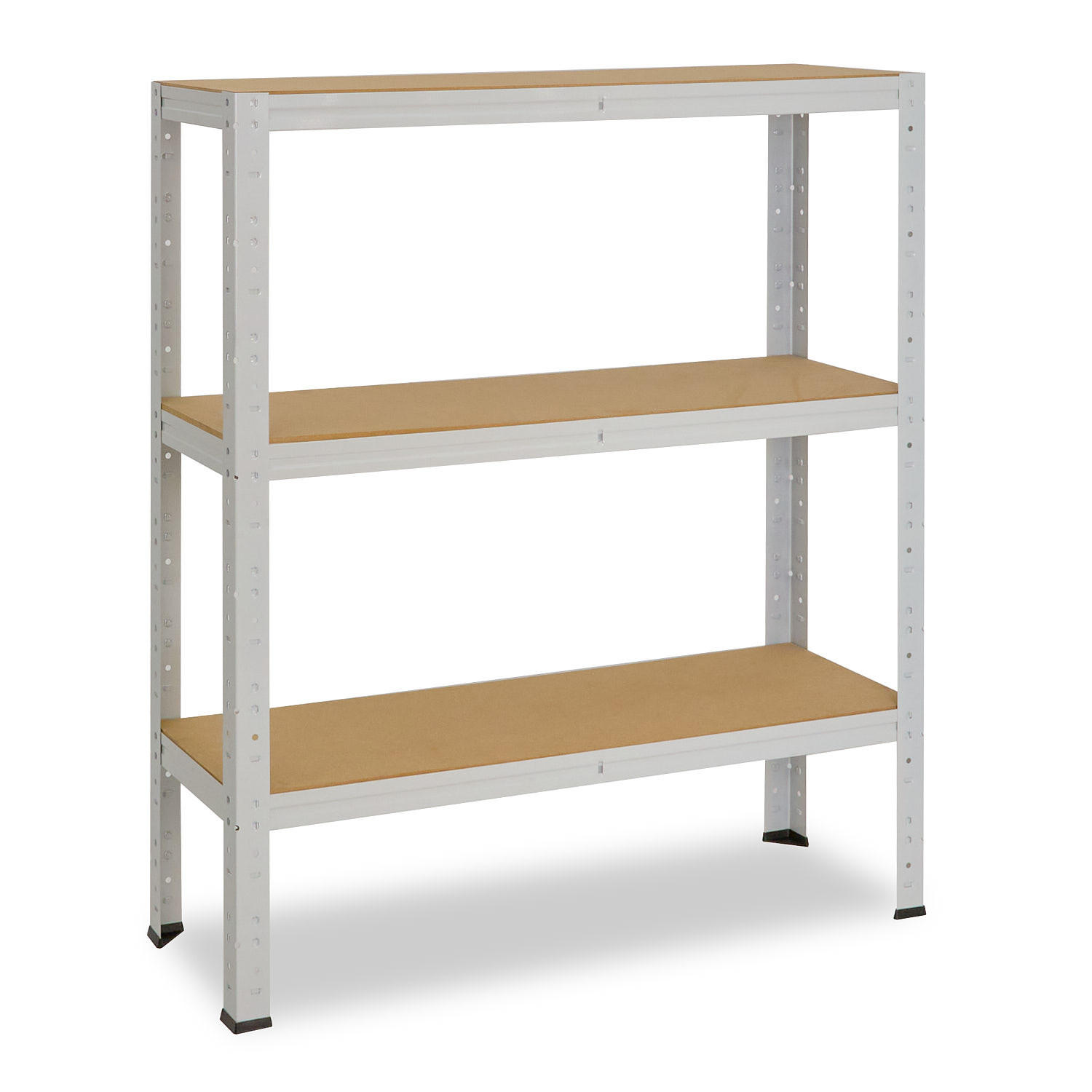 shelfplaza Schwerlastregal Hellgrau 100x90x30 cm
