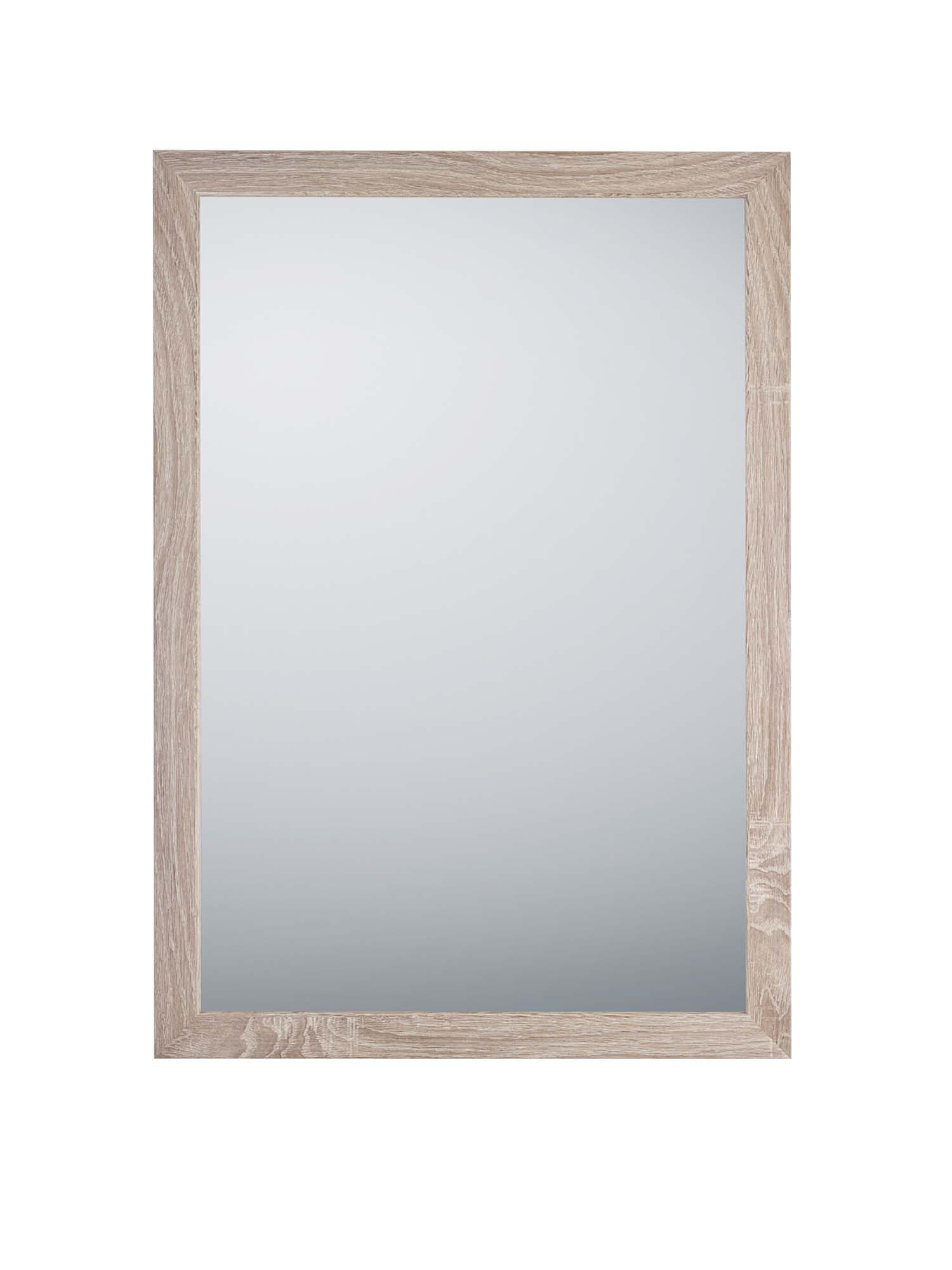 WANDSPIEGEL Kim Eiche hell - 48 x 68cm - Eichefarben, Holzwerkstoff (48/68/3cm) - Niermann