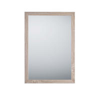 WANDSPIEGEL Kim Eiche hell - 48 x 68cm - Eichefarben, Holzwerkstoff (48/68/3cm) - Niermann