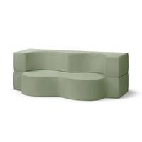 SOFA Kamelia Salbeigrün - Salbeigrün, Textil (200/70/100cm) - Pillovely