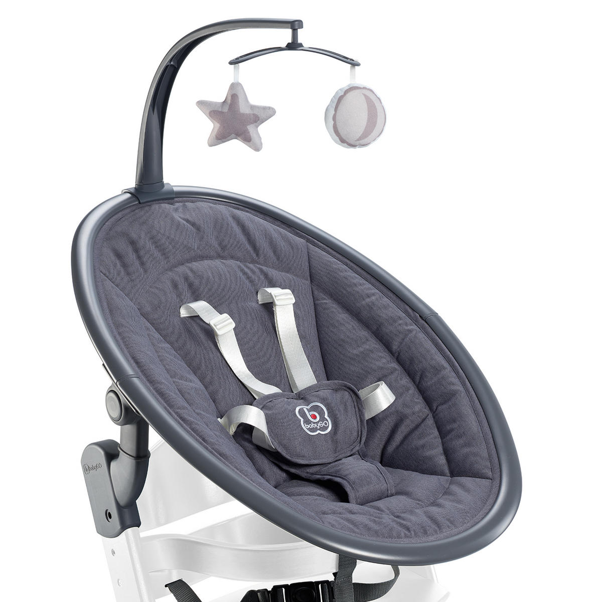 HOCHSTUHL-SET Family Newborn - Weiß, Holz (44/88/63cm) - BabyGo