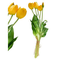KUNSTBLUME Virdis Tulpen Gelb 40/40/40 cm Kunstoff - Gelb, Kunststoff (40cm) - Mondex