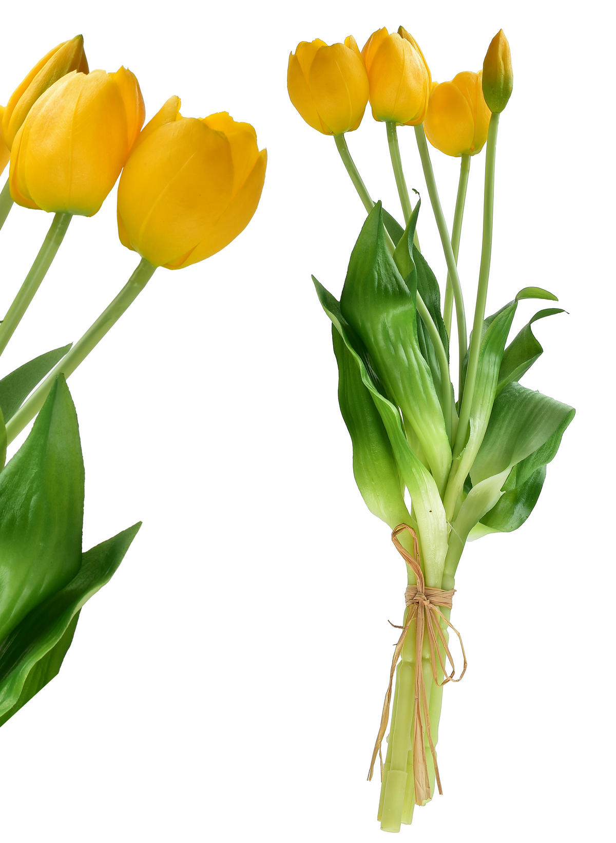 KUNSTBLUME Virdis Tulpen Gelb 40/40/40 cm Kunstoff - Gelb, Kunststoff (40cm) - Mondex