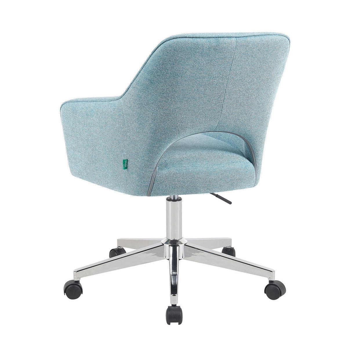 BÜROSTUHL Mika-Faro - Chromfarben/Hellblau, Textil/Metall (60/84/65cm) - DUBI Möbel