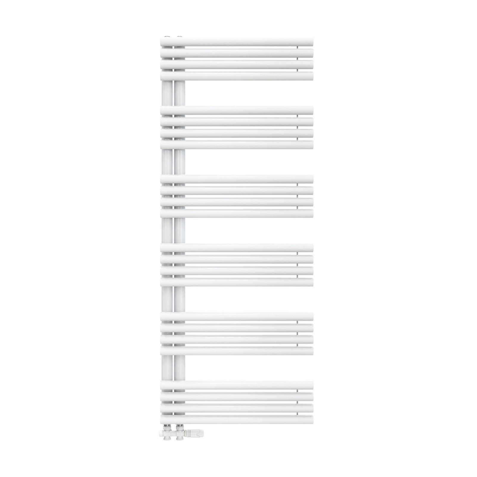 HEIZKÖRPER wasserführend Weiß 153,5/60/7,8 cm - Weiß, Metall (60/153.5/5.9cm) - EMKE