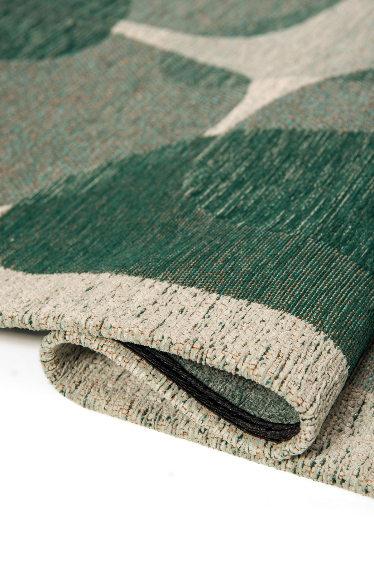 TEPPICH modern Flachgewebe BLACK SPICE Grün 240 x 340 cm - Grün, Textil (240/340cm) - Novatrend