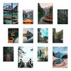 POSTER Set Mit 12 Naturfotografie-Drucke A3 Rahmenlos - Klar, Papier (29.7/5/42cm) - Nacnic