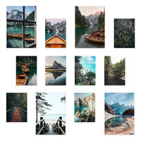 POSTER Set Mit 12 Naturfotografie-Drucke A3 Rahmenlos - Klar, Papier (29.7/5/42cm) - Nacnic