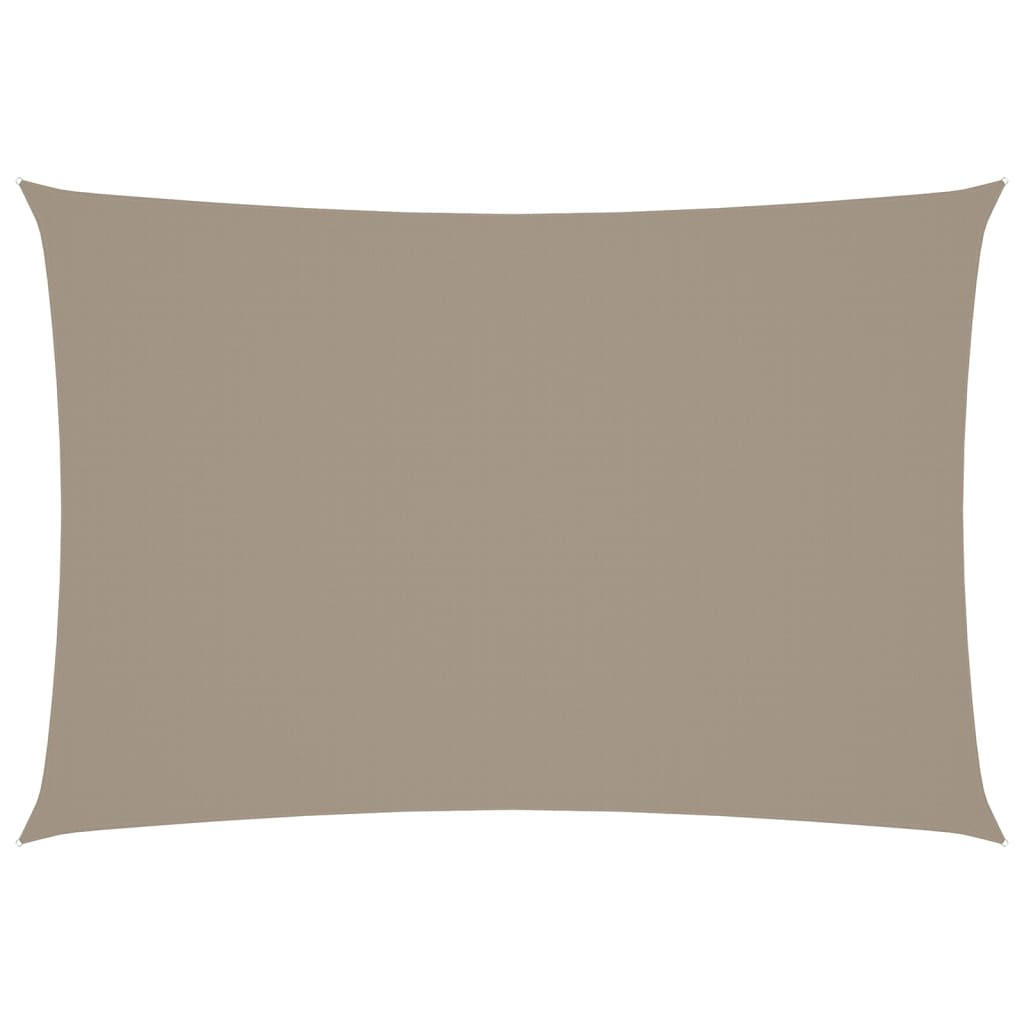 SONNENSEGEL Oxford-Gewebe Rechteckig 2,5x4,5 m Taupe - Taupe, Textil (450/250cm) - furnicato