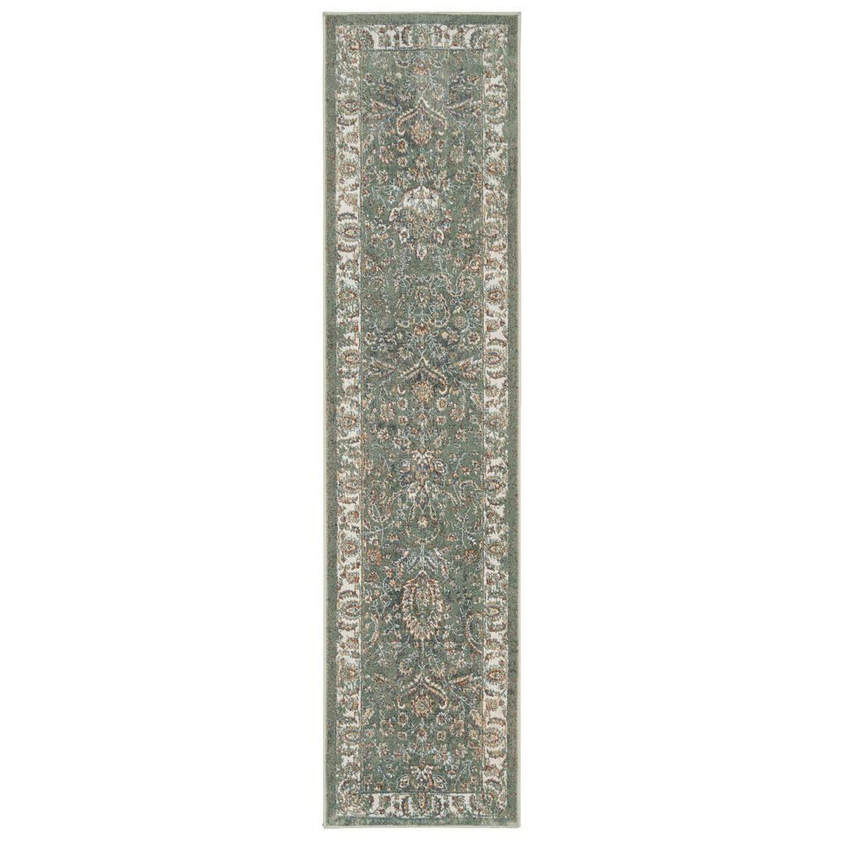TEPPICHLÄUFER Havana Basila Grün - Grün, Textil (61/239cm) - Kukoon Rugs