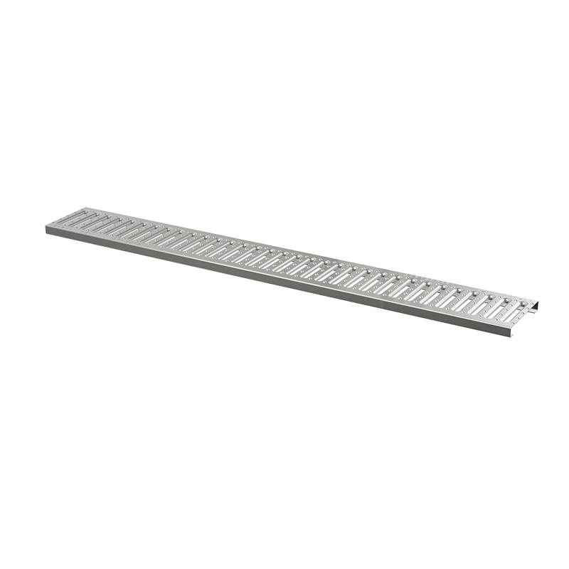 ROST für Entwässerungsrinne AVZ103 Gitterrost verzinkt B125 - Schwarz, Metall (13.2/2.8/99.5cm) - Alcadrain