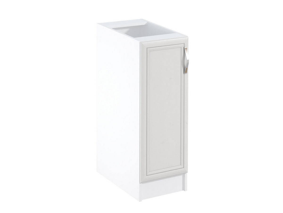UNTERSCHRANK D30 – Sycylia Weiß – Weiß / Creme / Links - Creme/Weiß, Holzwerkstoff (30/82/47cm) - ROYAL24_MARKT
