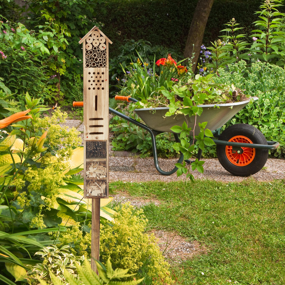 INSEKTENHOTEL - Hellbraun, Holz (15.5/150/11cm) - Relaxdays