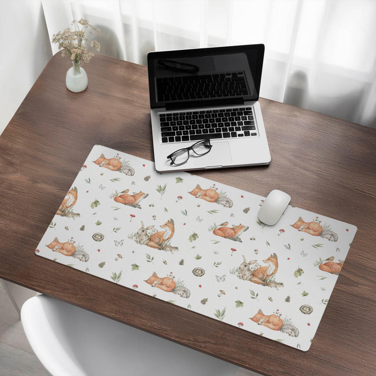 SCHREIBTISCHUNTERLAGE 90x45 cm Bunt - Pastellgrün, Kunststoff (1.6/90/45cm) - Wallfluent