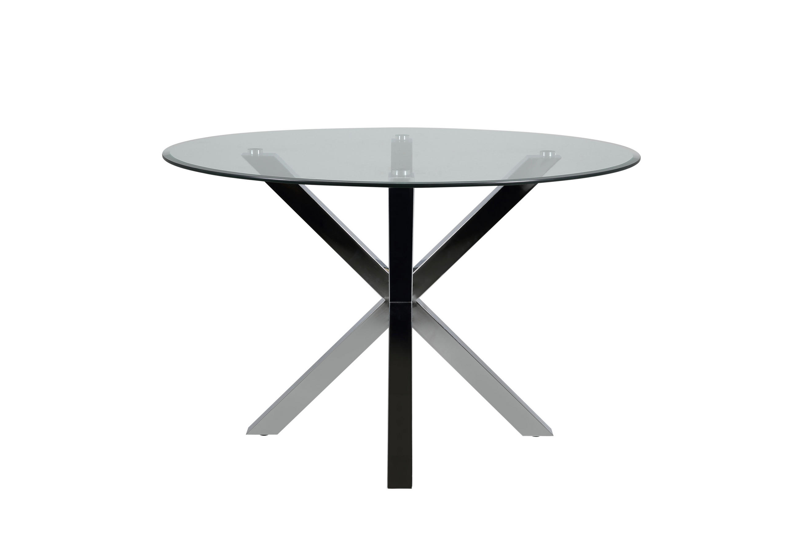 COUCHTISCH Glas und Chrome Gestell - Grau, Glas (82/82/40cm) - ebuy24