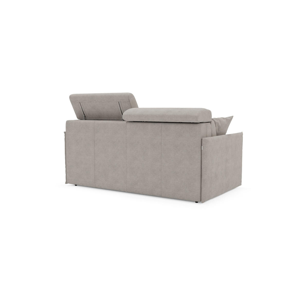 LINEARSOFA Miryam - Grau, Metall (189/83/98cm) - Divani.store