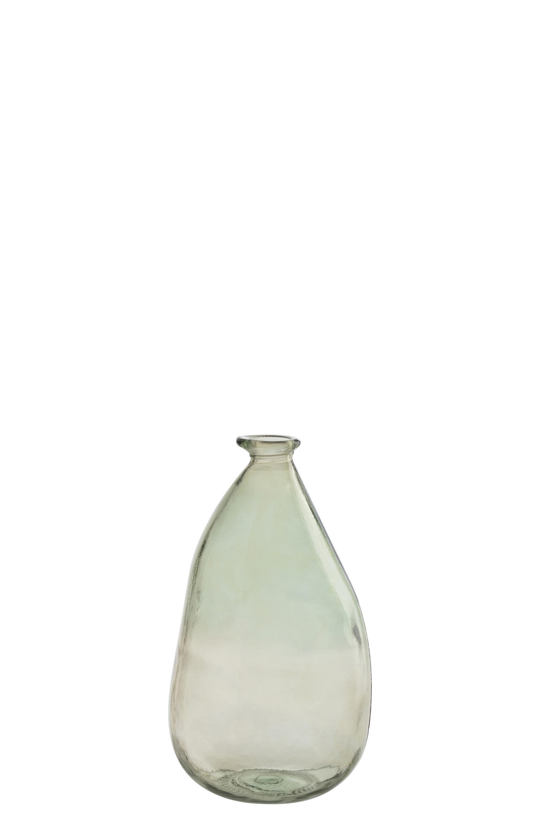 VASE CLEO - Glas - Grün - Ø 20 cm - Grün, Glas (20/36.5cm) - J-Line